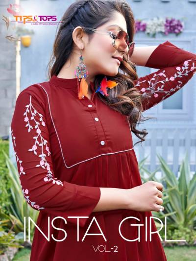 Insta Girl Vol 2 By Tips & Tops Designer Western Wear Short Top Collection